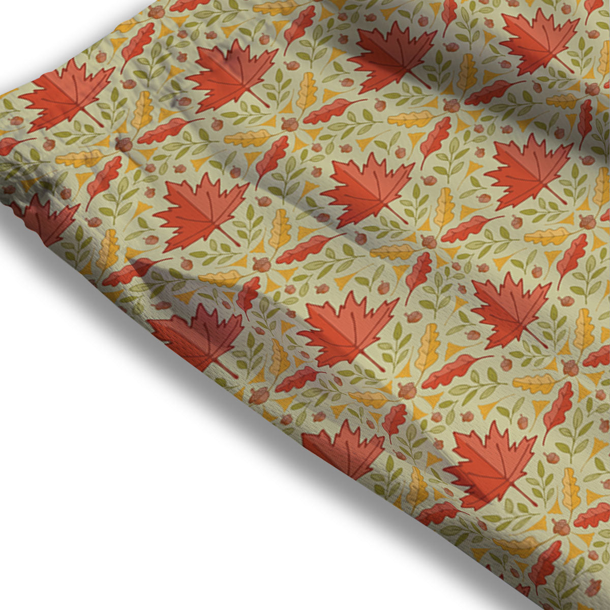 Maple Leaves Print Pattern Mesh Shorts-grizzshop
