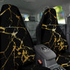 Marble Black Gold Print Car Seat Covers-grizzshop