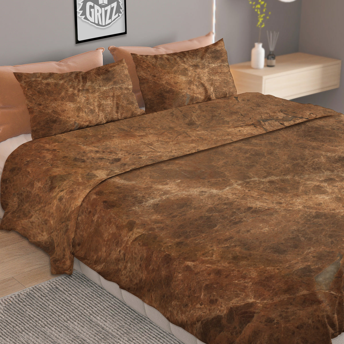 Little Ghost Cute Print Pattern Duvet Cover Bedding Set