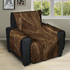 Marble Brown Print Recliner Protector-grizzshop