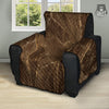 Marble Brown Print Recliner Protector-grizzshop