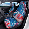 Marble Cartoon Texture Red Blue Print Car Seat Covers-grizzshop