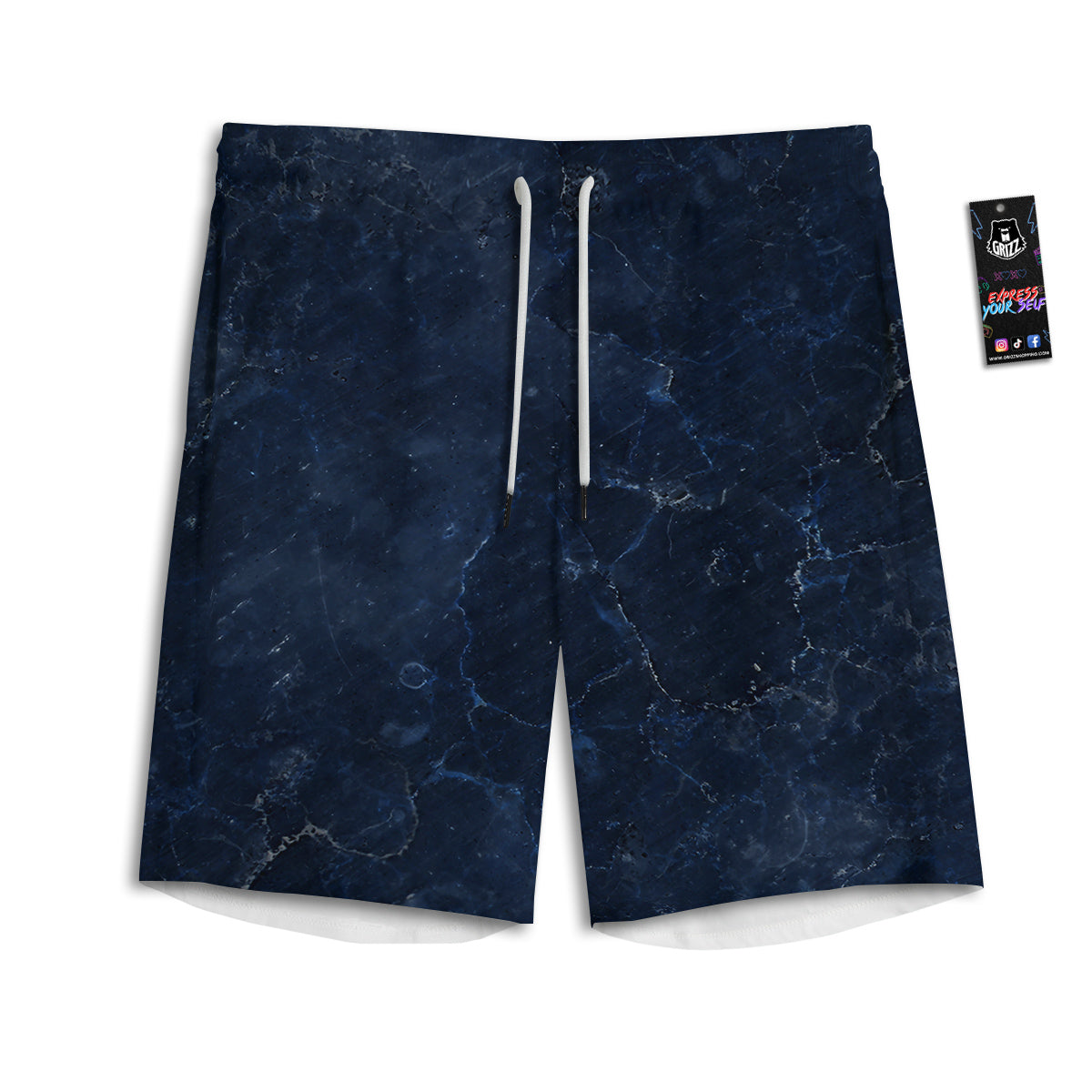 Outdoor Camping Print Pattern Men's Athletic Shorts