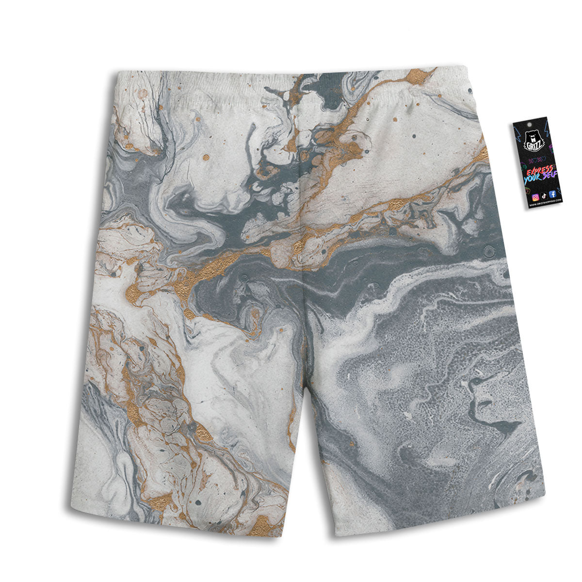 Owl Eyes Print Men's Athletic Shorts