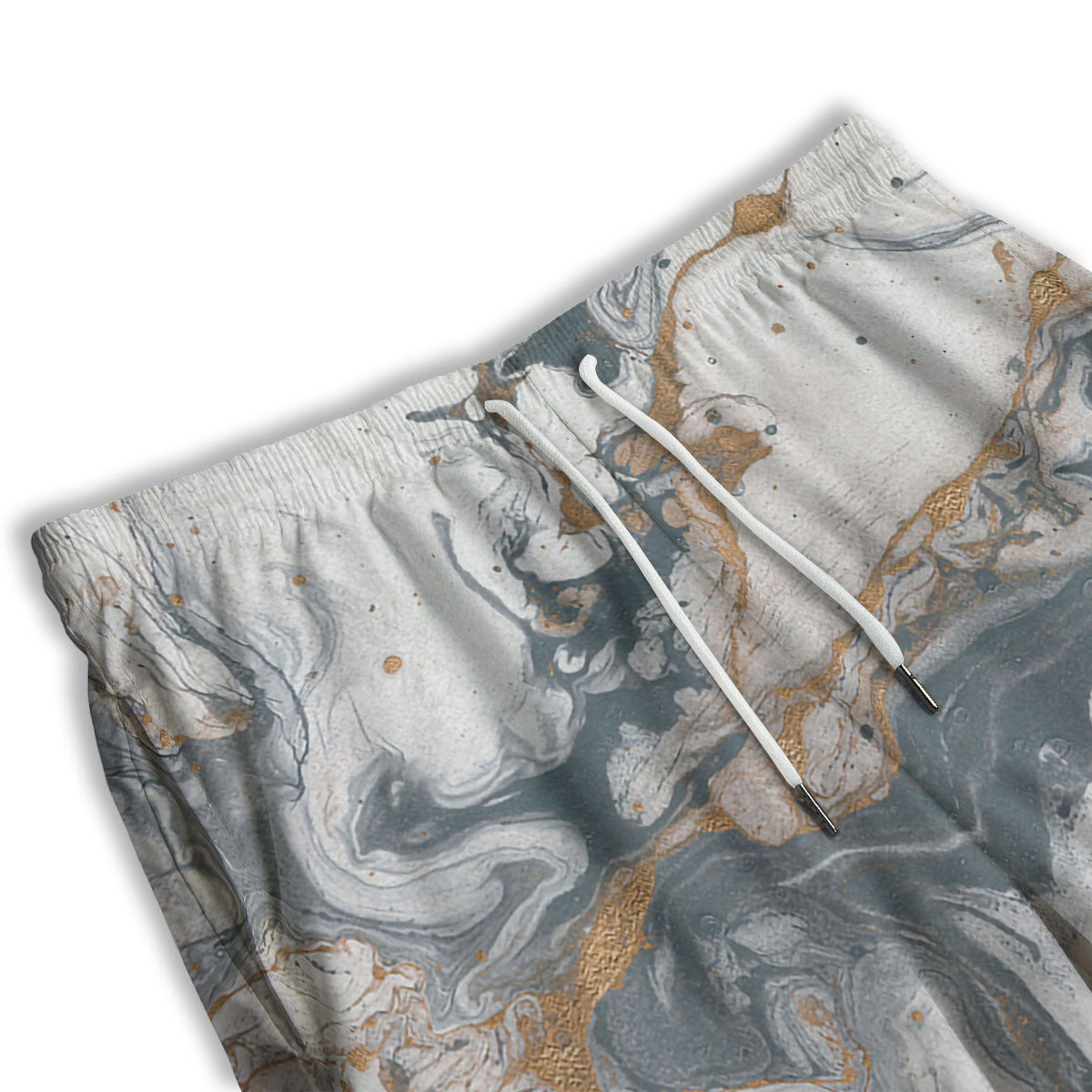 Owl Eyes Print Men's Athletic Shorts