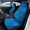 Marble Ice Blue Print Car Seat Covers-grizzshop