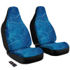 Marble Ice Blue Print Car Seat Covers-grizzshop