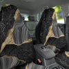 Marble Liquid Black Gold Print Car Seat Covers-grizzshop