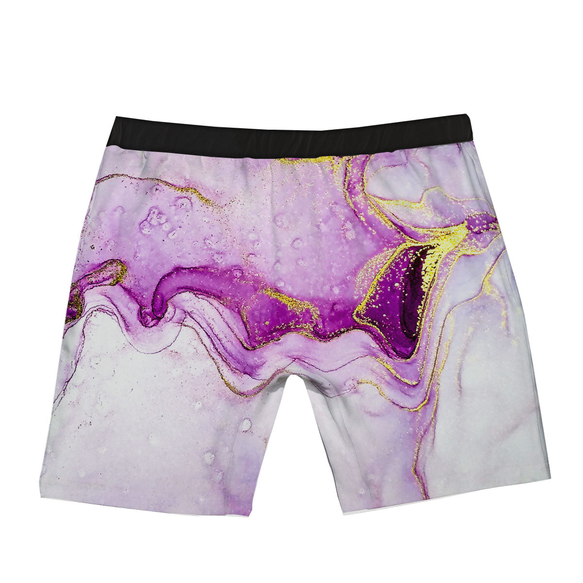 Marble Liquid Purple Print Pattern Boxer Briefs-grizzshop