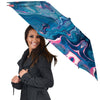 Marble Liquid Teal Pink Print Pattern Umbrella-grizzshop