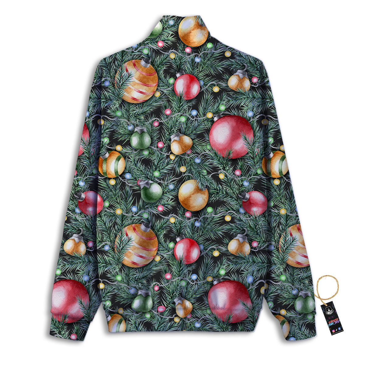 Marble Red Print Pattern Track Jacket-grizzshop