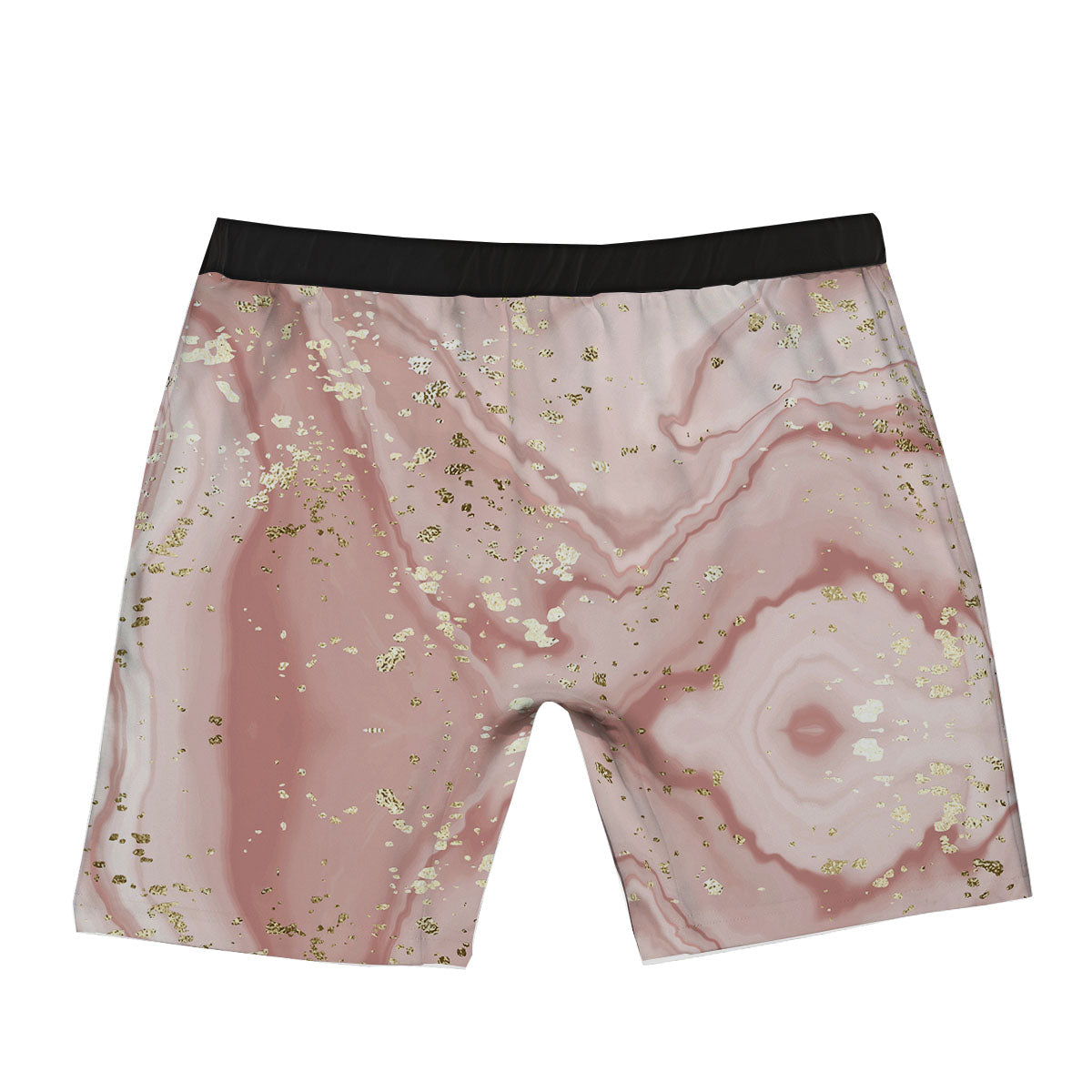 Marble Rose Pink Print Pattern Boxer Briefs-grizzshop