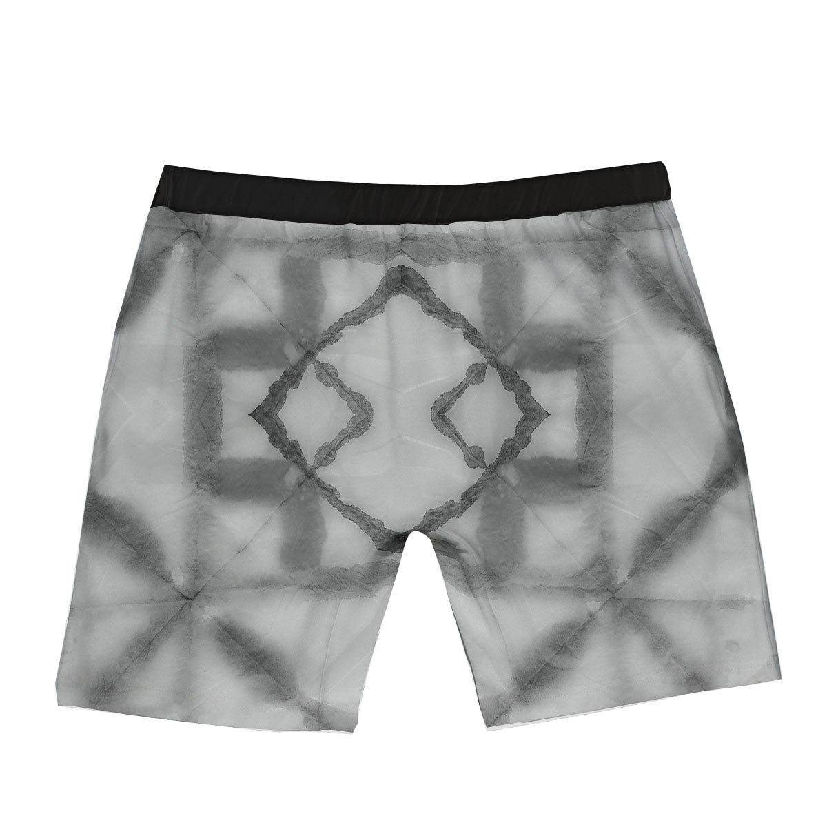 Marble Silver Grey Print Pattern Boxer Briefs-grizzshop