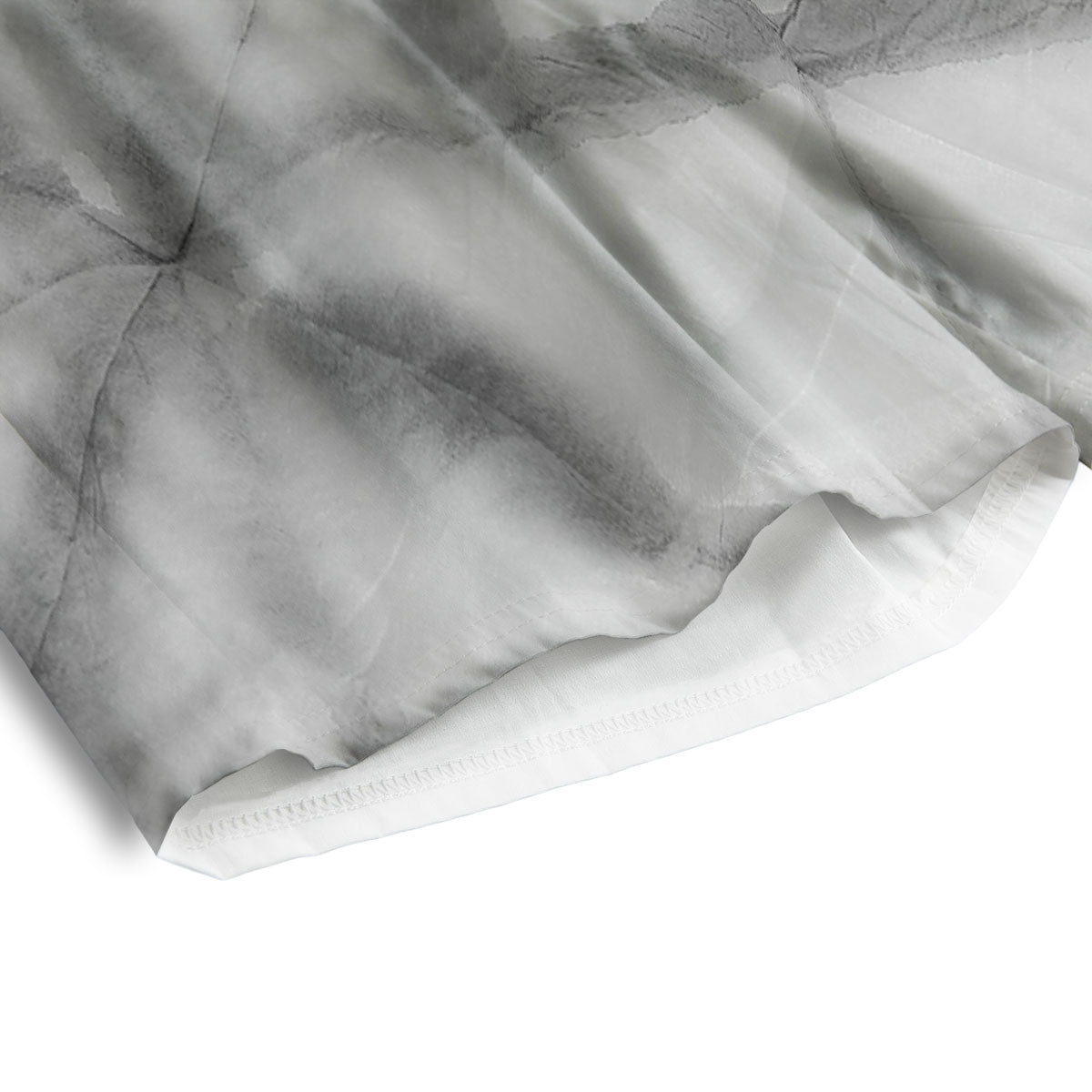 Marble Silver Grey Print Pattern Men's Athletic Shorts