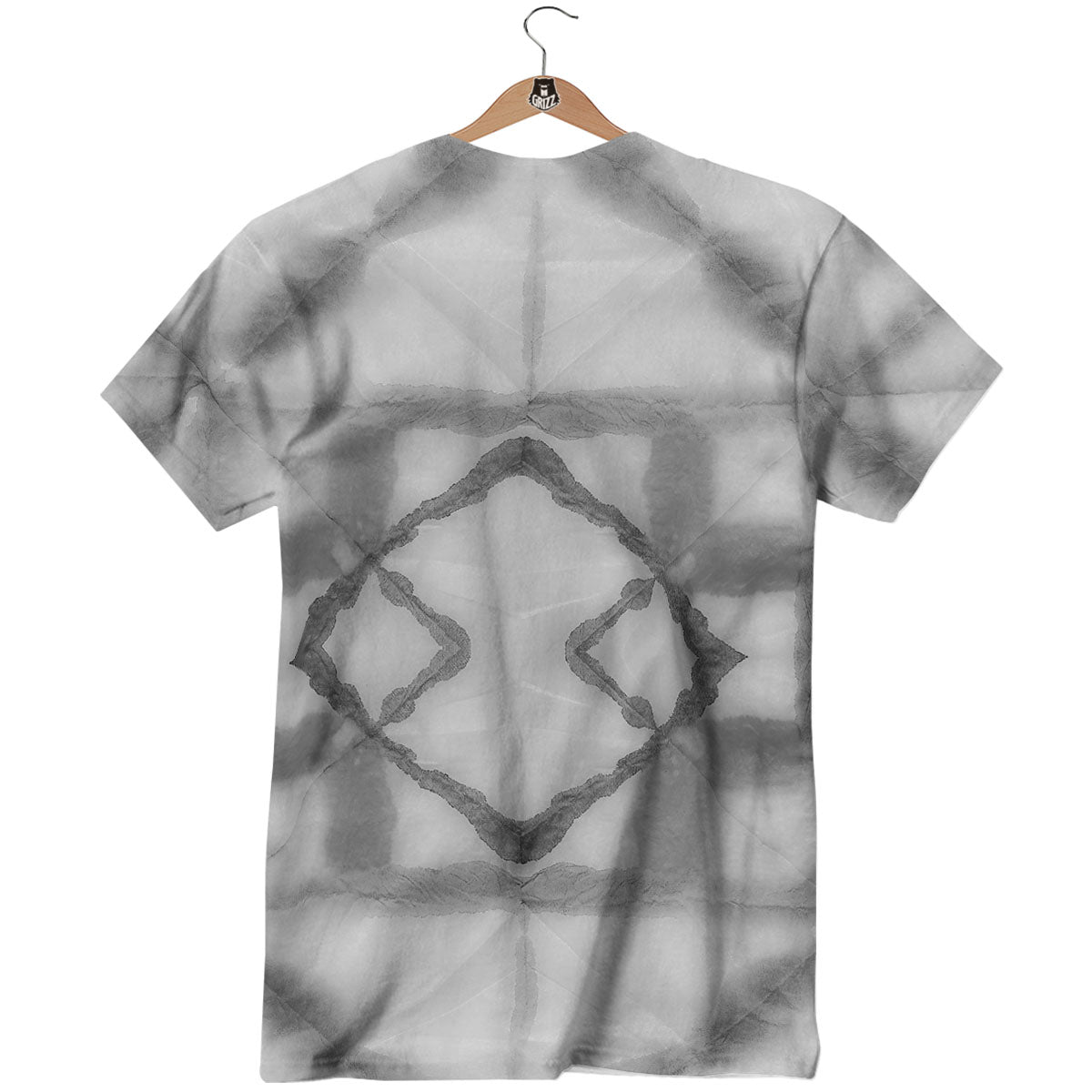 Marble Silver Grey Print Pattern T-Shirt-grizzshop