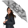 Marble Silver Grey Print Pattern Umbrella-grizzshop