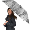 Marble White Gray Print Pattern Umbrella-grizzshop