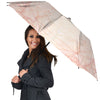 Marble White Pink Print Pattern Umbrella-grizzshop