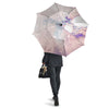 Marble White Ruby Print Umbrella-grizzshop