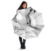 Marble White Smoke Print Umbrella-grizzshop