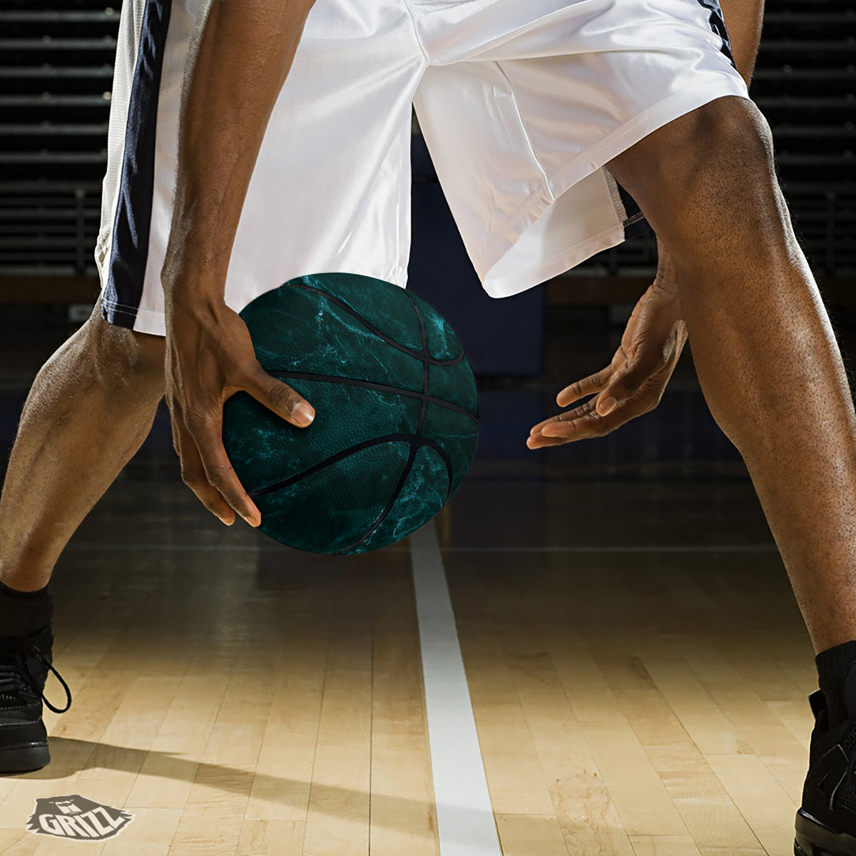Owl At Night Print Basketball