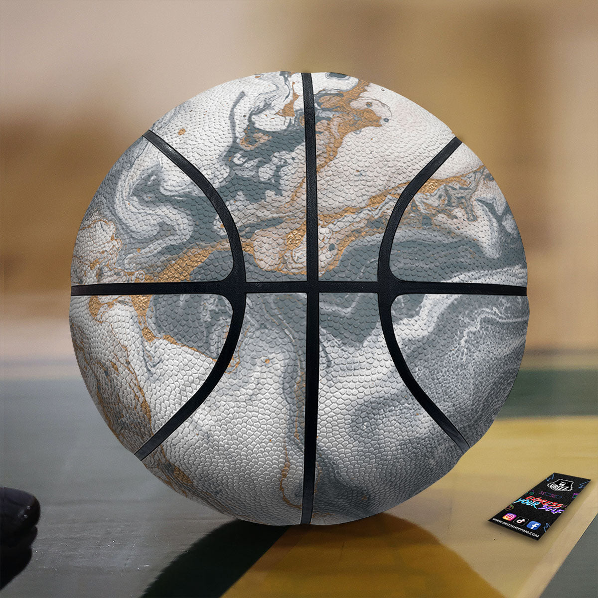 Owl Eyes Print Basketball