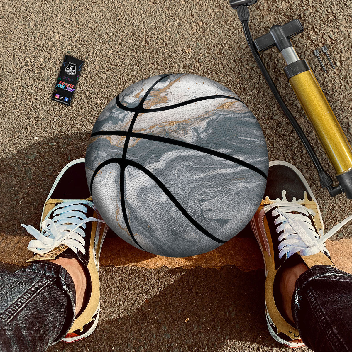 Owl Eyes Print Basketball