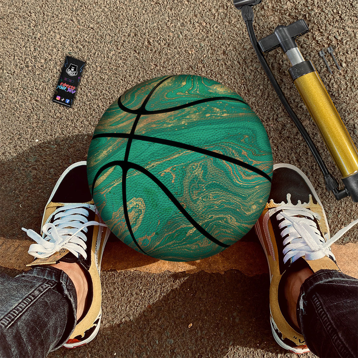 Owl Knitted Print Pattern Basketball