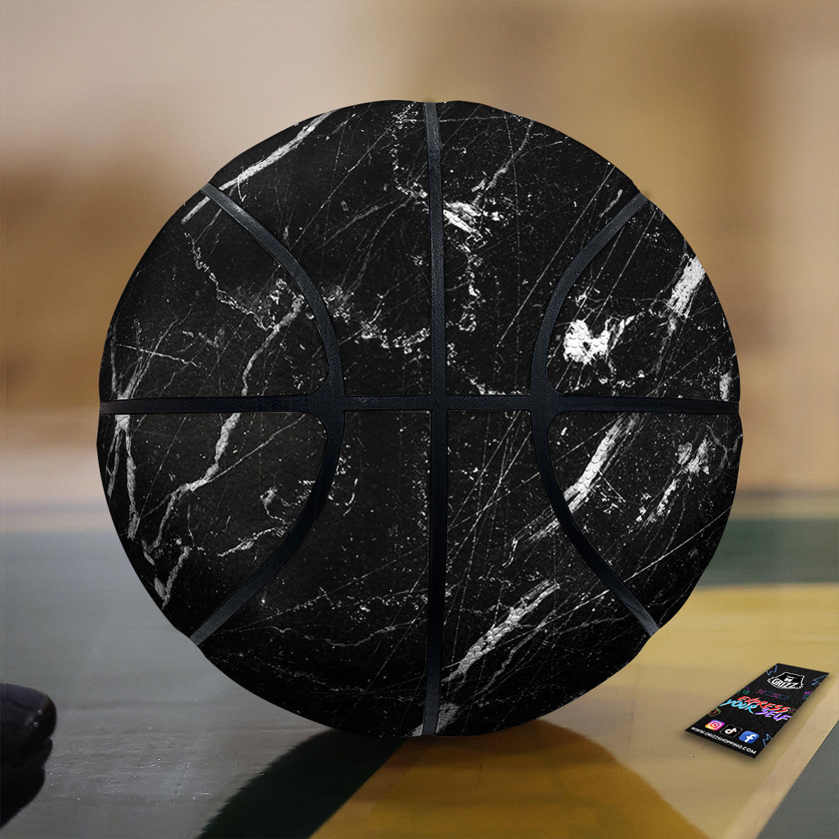 Owl Portrait Print Basketball