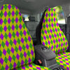Mardi Harlequin Gras Print Pattern Car Seat Covers-grizzshop