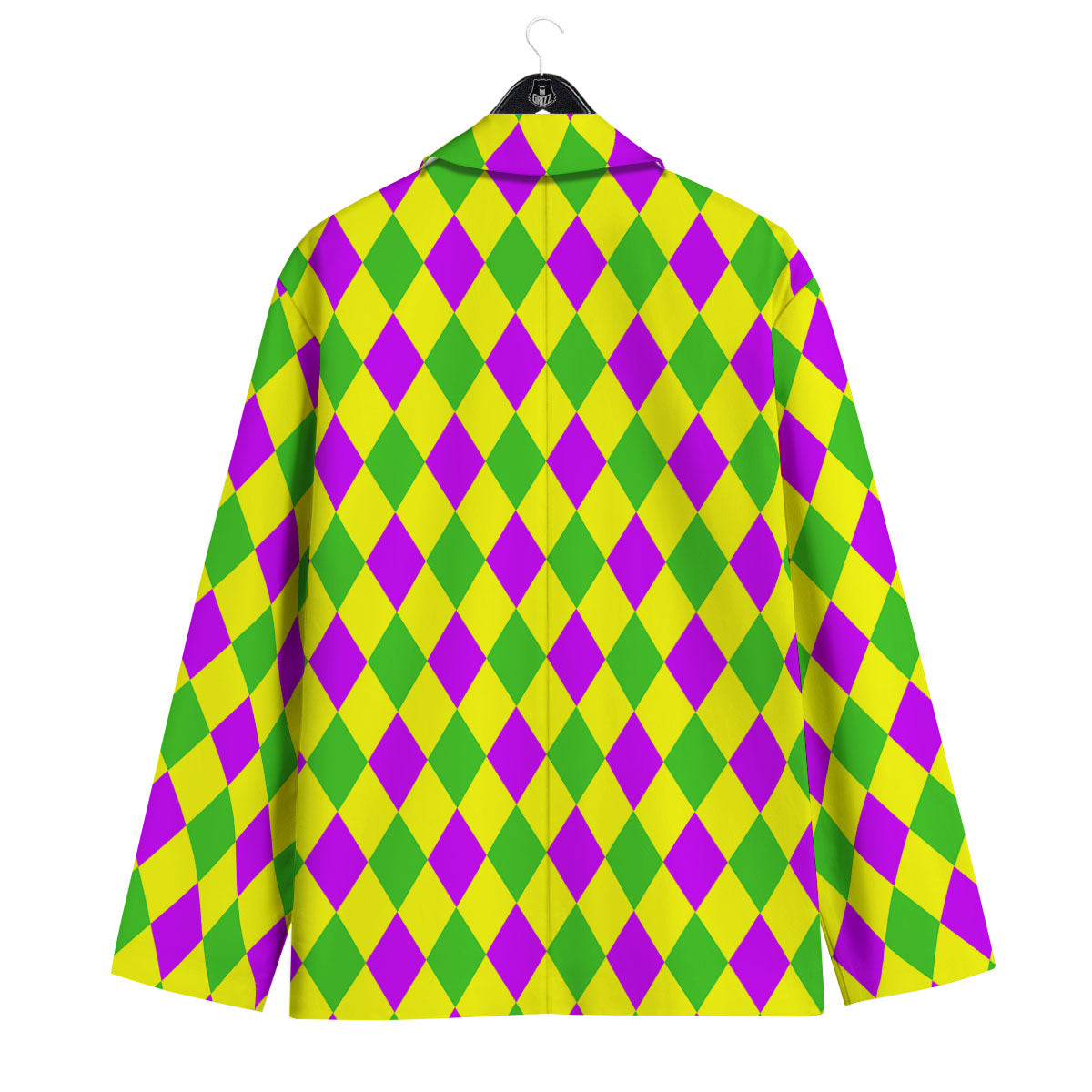Mardi Harlequin Gras Print Pattern Men's Sport Coat-grizzshop