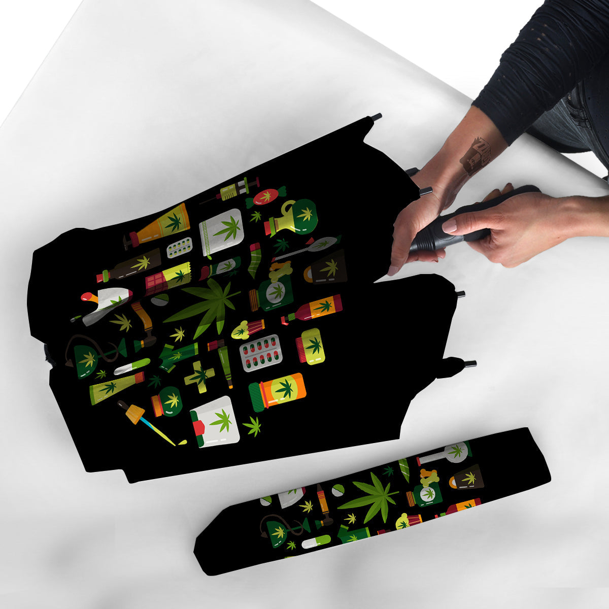 Marijuana And Cannabis Print Umbrella-grizzshop