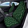 Marijuana Cannabis And Green Camo Print Pattern Car Seat Covers-grizzshop