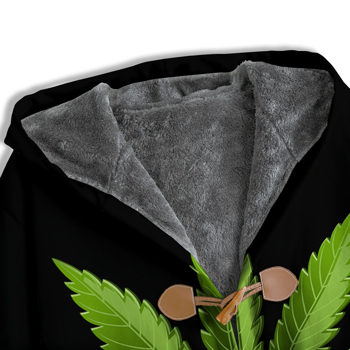 Marijuana Leaf Green Print Men's Windbreaker Jacket-grizzshop