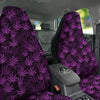 Marijuana Leaf Purple Print Pattern Car Seat Covers-grizzshop