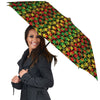 Marijuana Rasta Print Pattern Umbrella-grizzshop