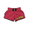 Maroon Glitter Artwork Print Muay Thai Boxing Shorts-grizzshop