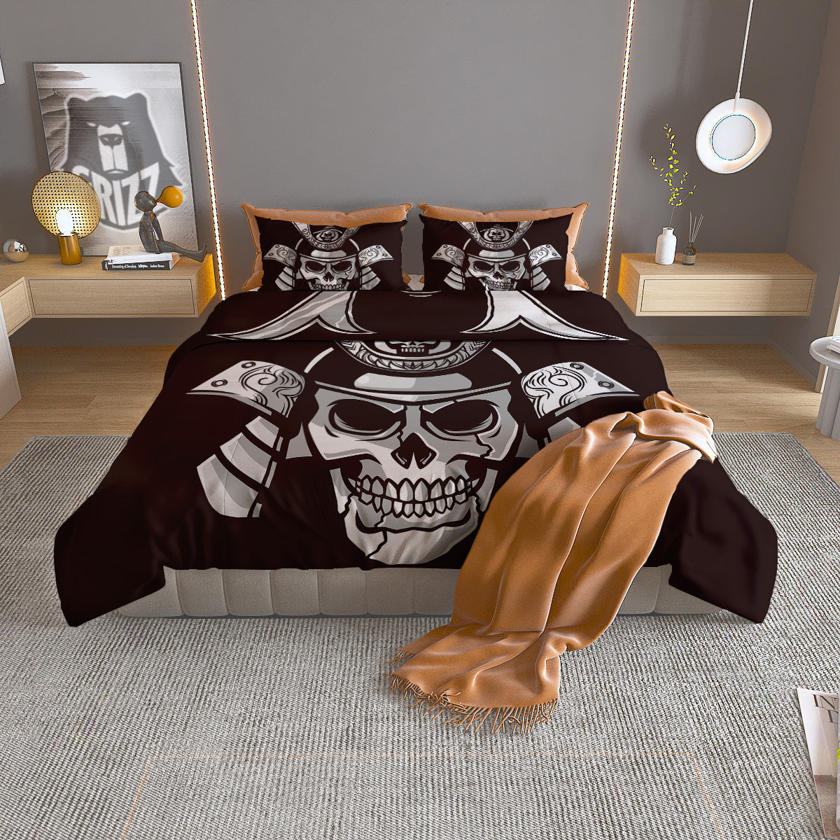 Macaron Cute Print Pattern Duvet Cover Bedding Set