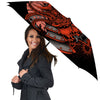 Mask Red Samurai Print Umbrella-grizzshop