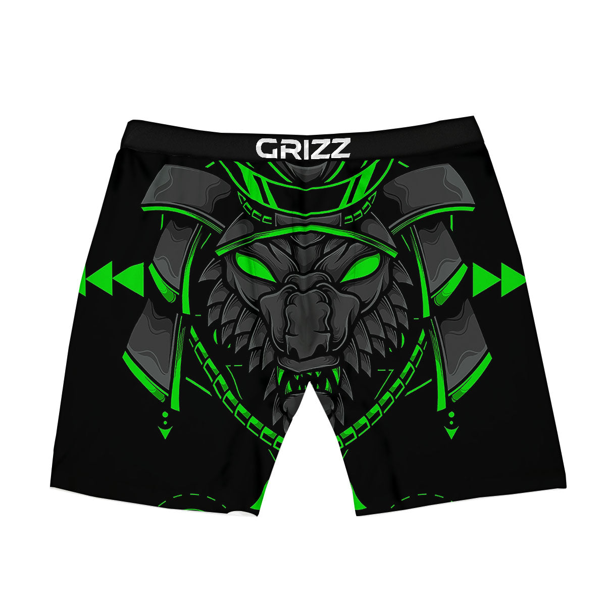 Mask Robot Samurai Print Boxer Briefs-grizzshop