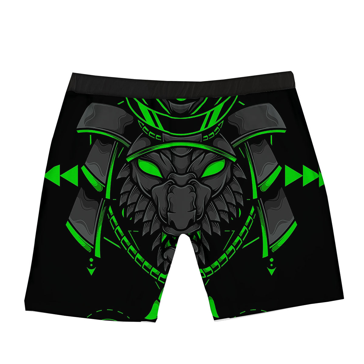 Mask Robot Samurai Print Boxer Briefs-grizzshop