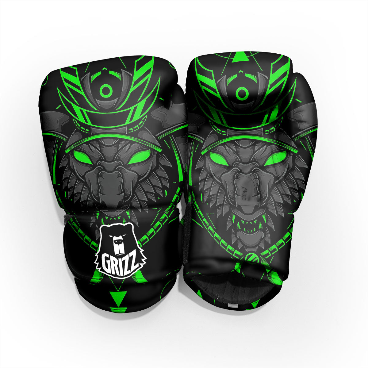 Mask Robot Samurai Print Pro Boxing Glove