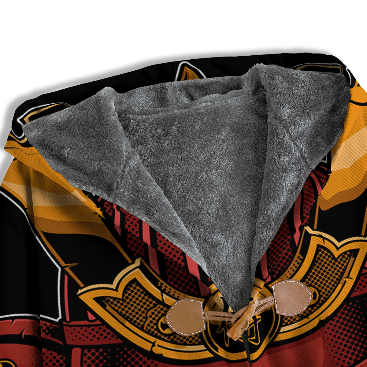 Mask Samurai Warrior Print Men's Windbreaker Jacket-grizzshop