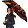 Mask Samurai Warrior Print Umbrella-grizzshop