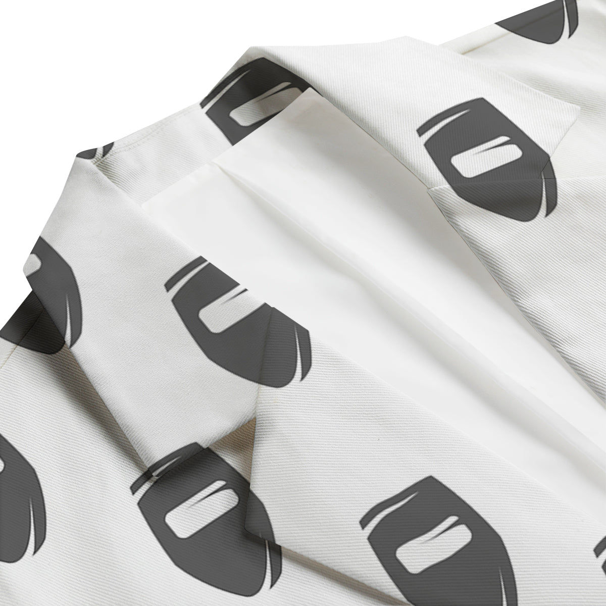 Mask Welding Print Pattern Men's Blazer-grizzshop