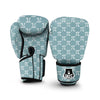 Math Pi White Blue Print Pattern Boxing Gloves-grizzshop