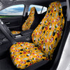 Matryoshka Doll Yellow Print Pattern Car Seat Covers-grizzshop