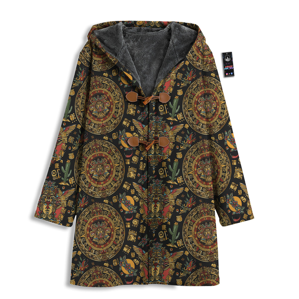Maya Ancient Print Pattern Men's Windbreaker Jacket-grizzshop