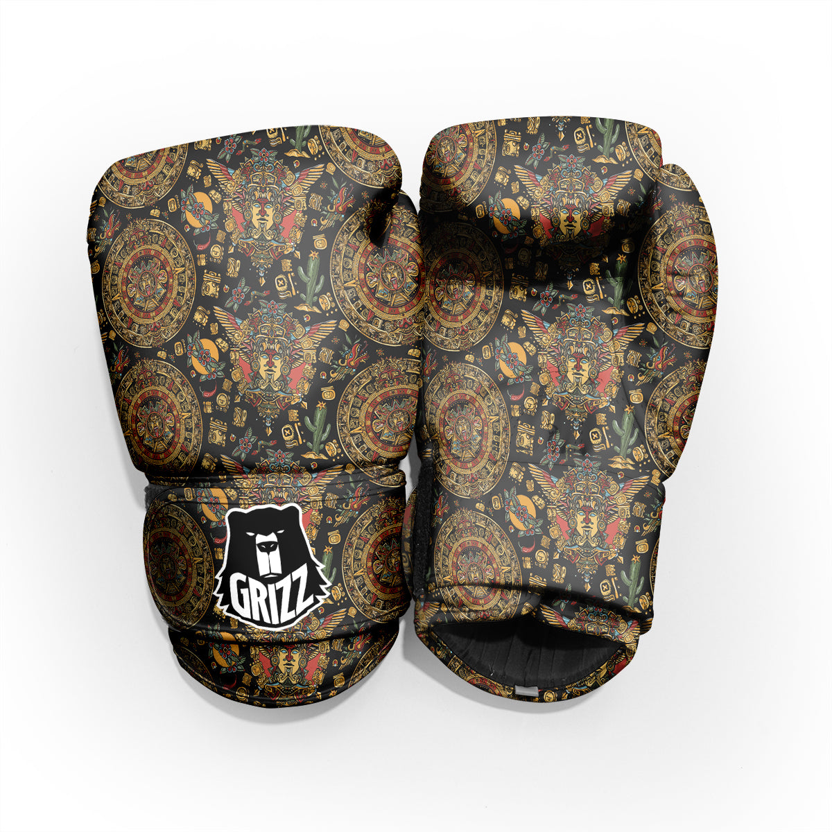 Maya Ancient Print Pattern Pro Boxing Glove