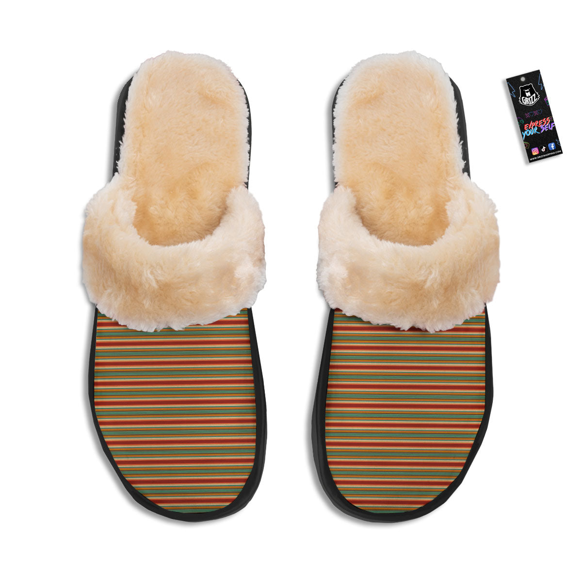 Mayo Mexican Cinco De Print Pattern Slippers-grizzshop